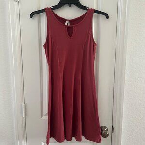 Mudd Womens Sleeveless Red Keyhole A-Line Dress Size M